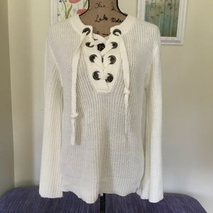 J.O.A. Ribbed Pullover Sweater (XS)